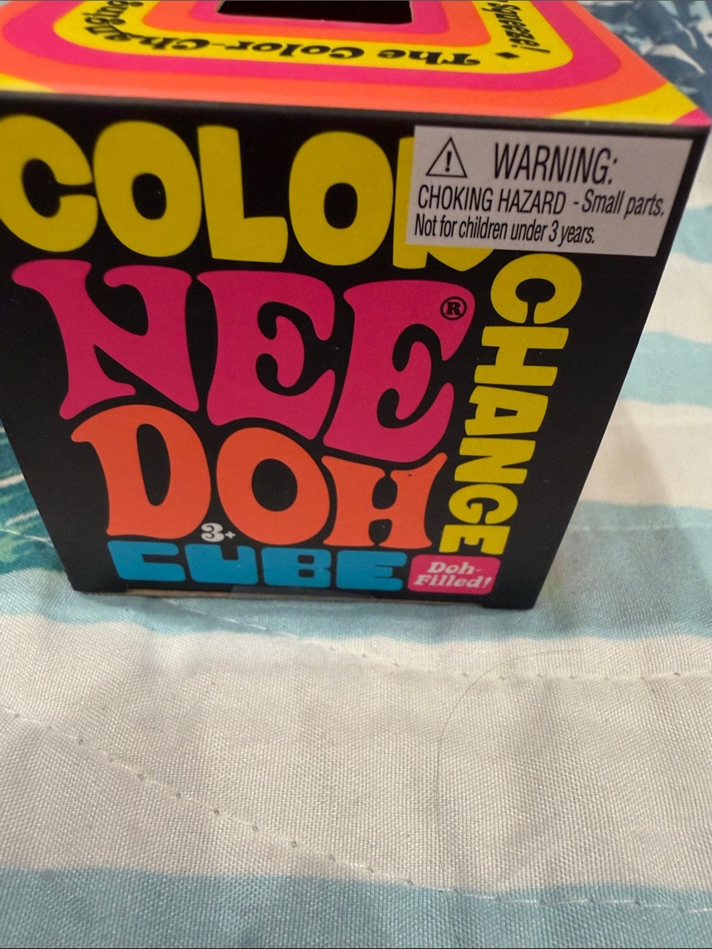 Color Change Cube Toy - Yellow - Picture 3 of 4